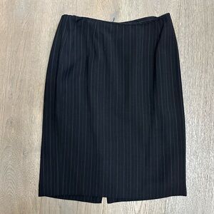 Ann Taylor Loft pinstripe pencil skirt size 0P